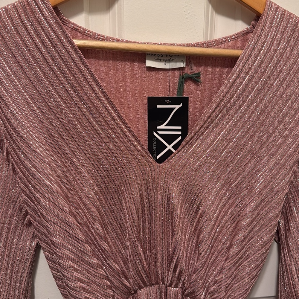 NWT shimmery dress size s